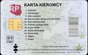 Odczyt karty kierowcy
