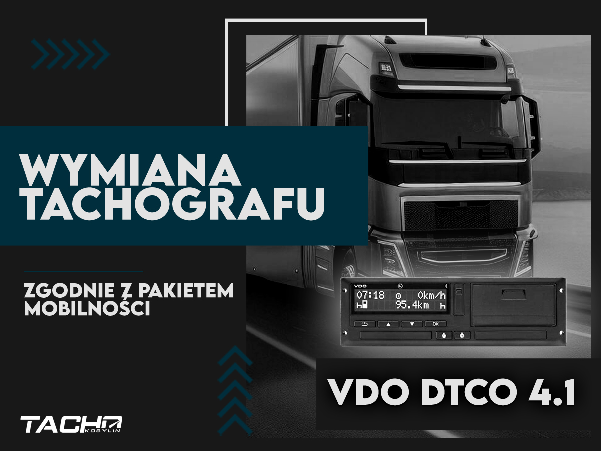 VDO Pakiet mobilności. Wymiana tachografu 24V. Dla pojazdów do 06.2019